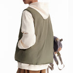 Load image into Gallery viewer, V-NECK WARM PUFFER VEST JACKET
