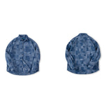 Load image into Gallery viewer, VINTAGE BLUE PANEL DENIM SHIRT
