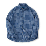 Load image into Gallery viewer, VINTAGE BLUE PANEL DENIM SHIRT
