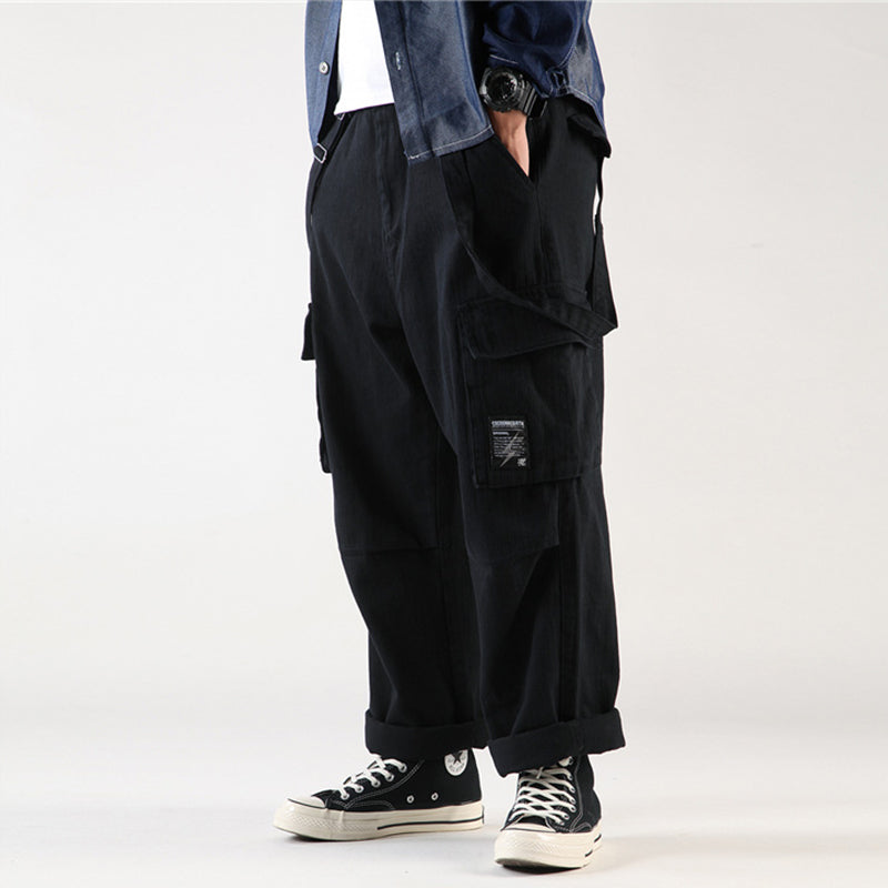 WIDE-LEG BRACES PANT