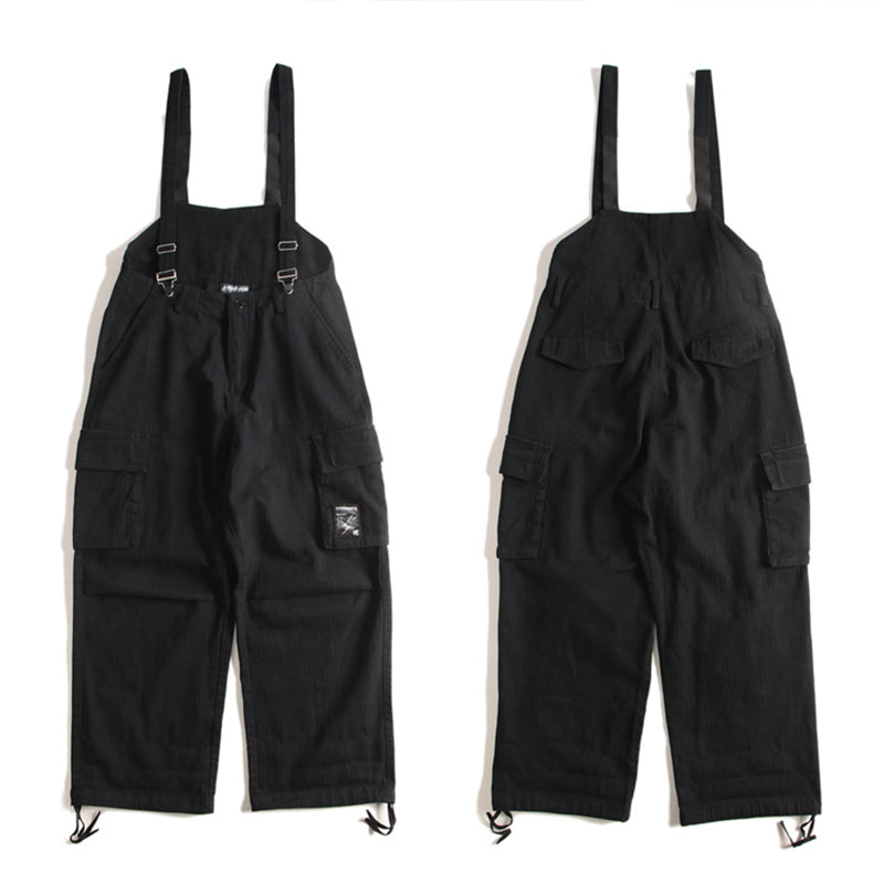 WIDE-LEG BRACES PANT