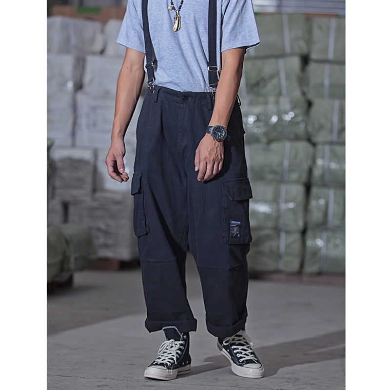 WIDE-LEG BRACES PANT