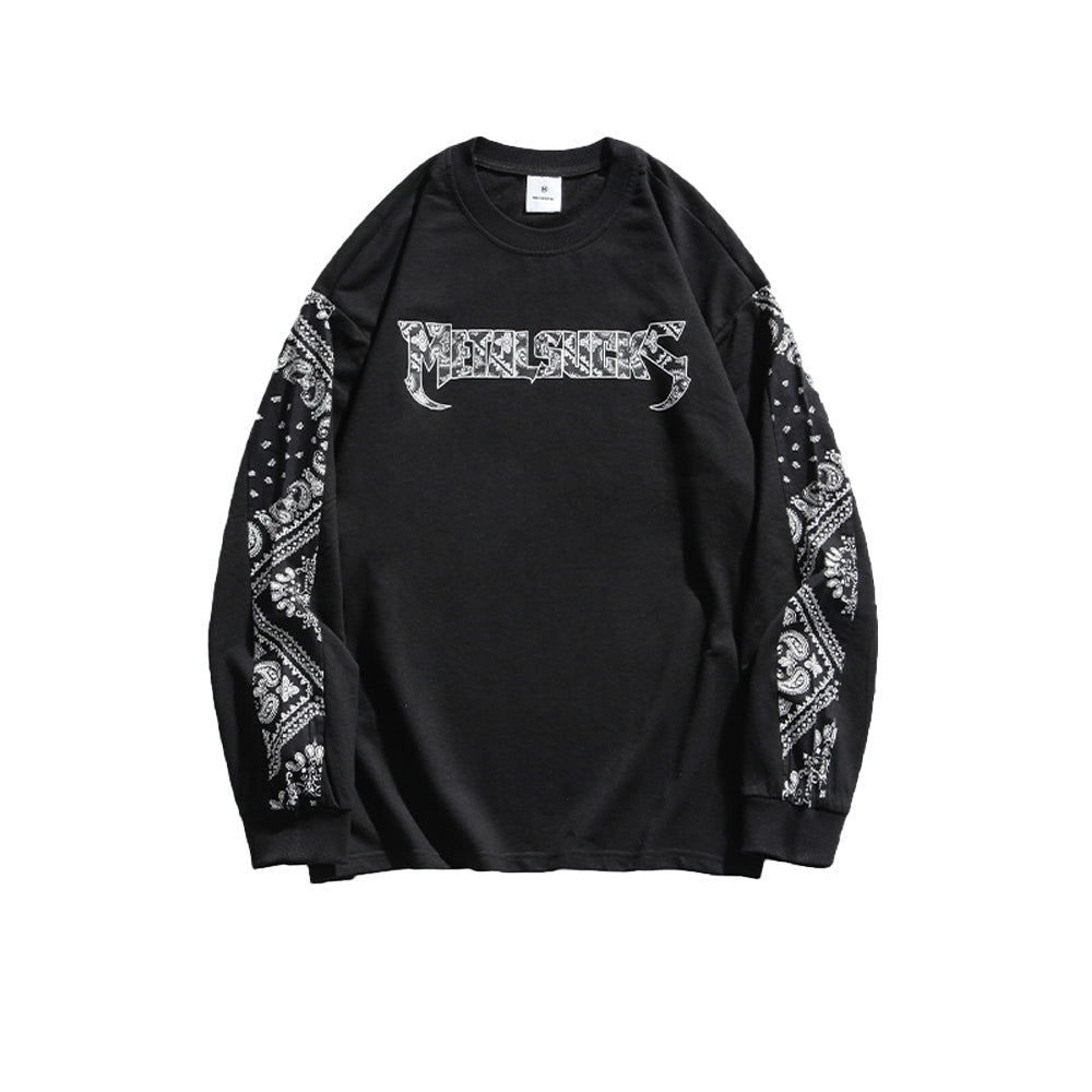 LEISURE LOOSE COUPLE LONG SLEEVE BLOUSE