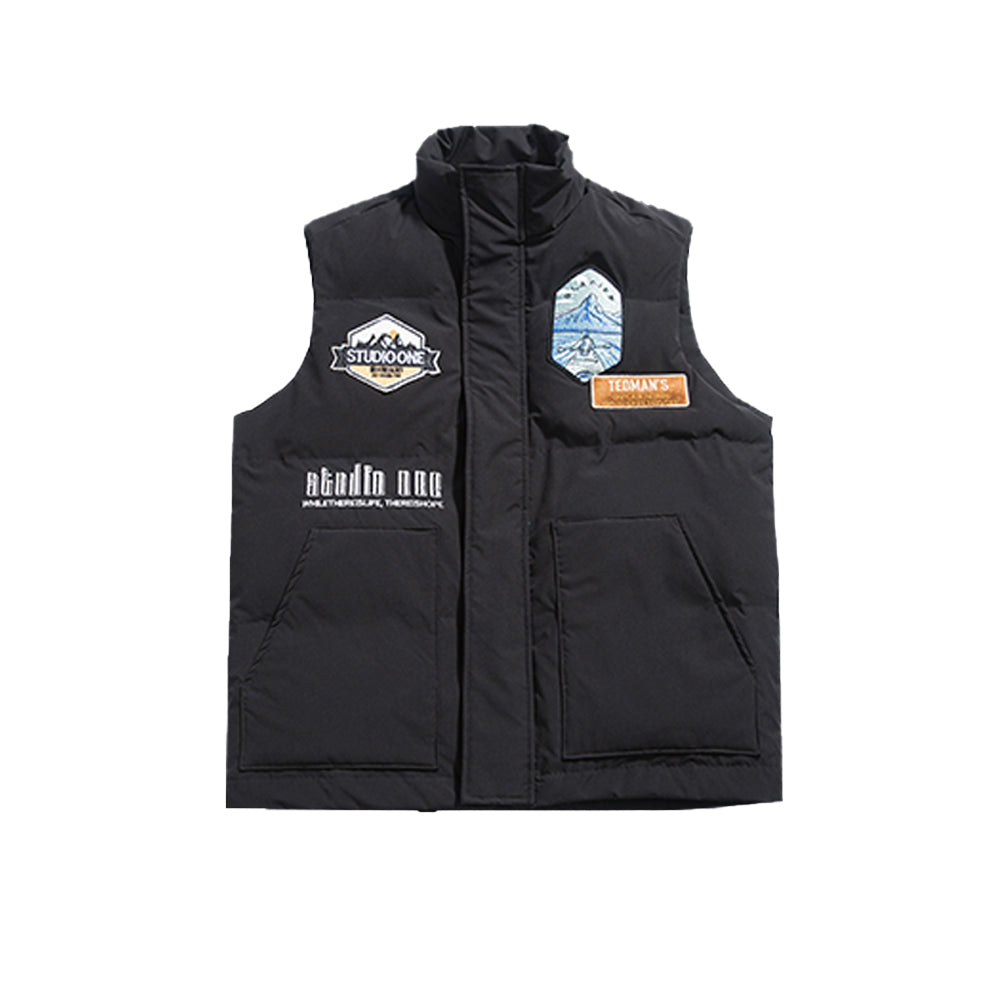 JAPANES VINTAGE EMBROIDERED COTTON VEST