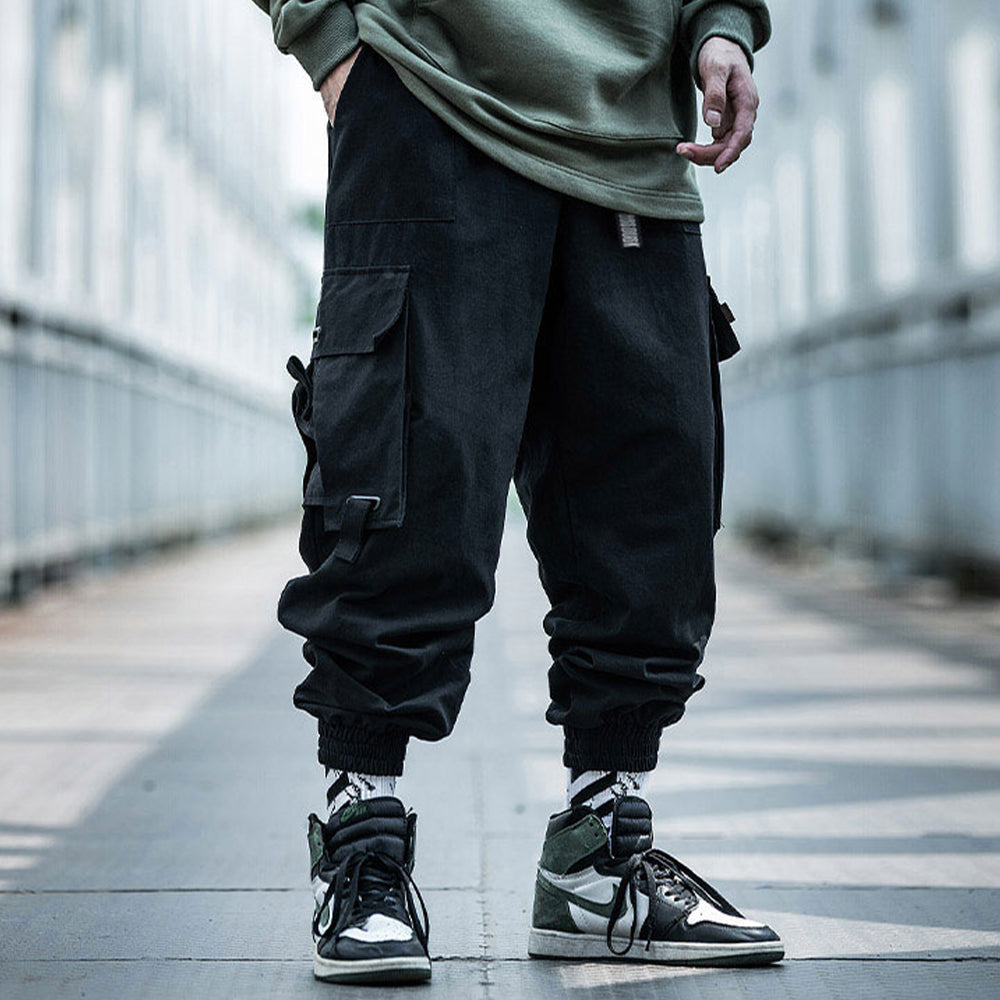 FUNCTIONAL HIP-HOP CASUAL MEN'S CARGO PANTS