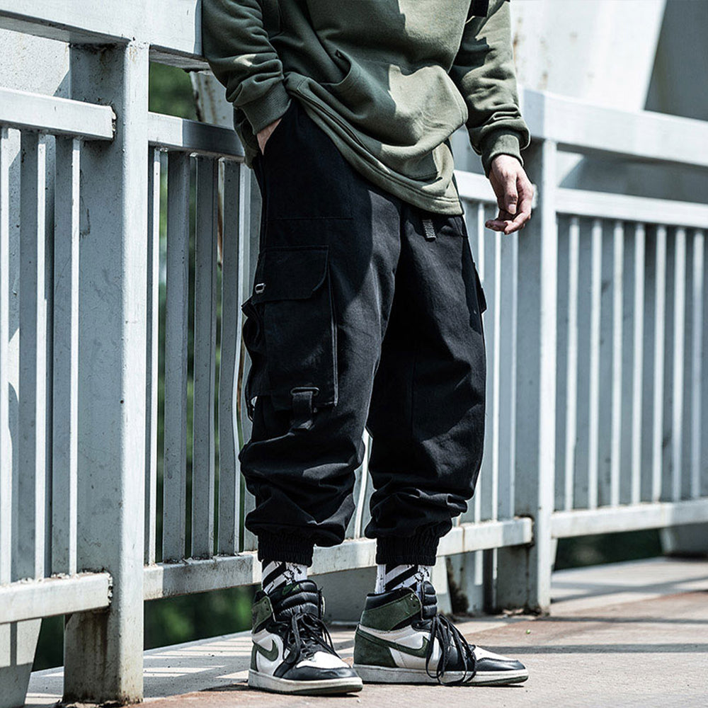FUNCTIONAL HIP-HOP CASUAL MEN'S CARGO PANTS