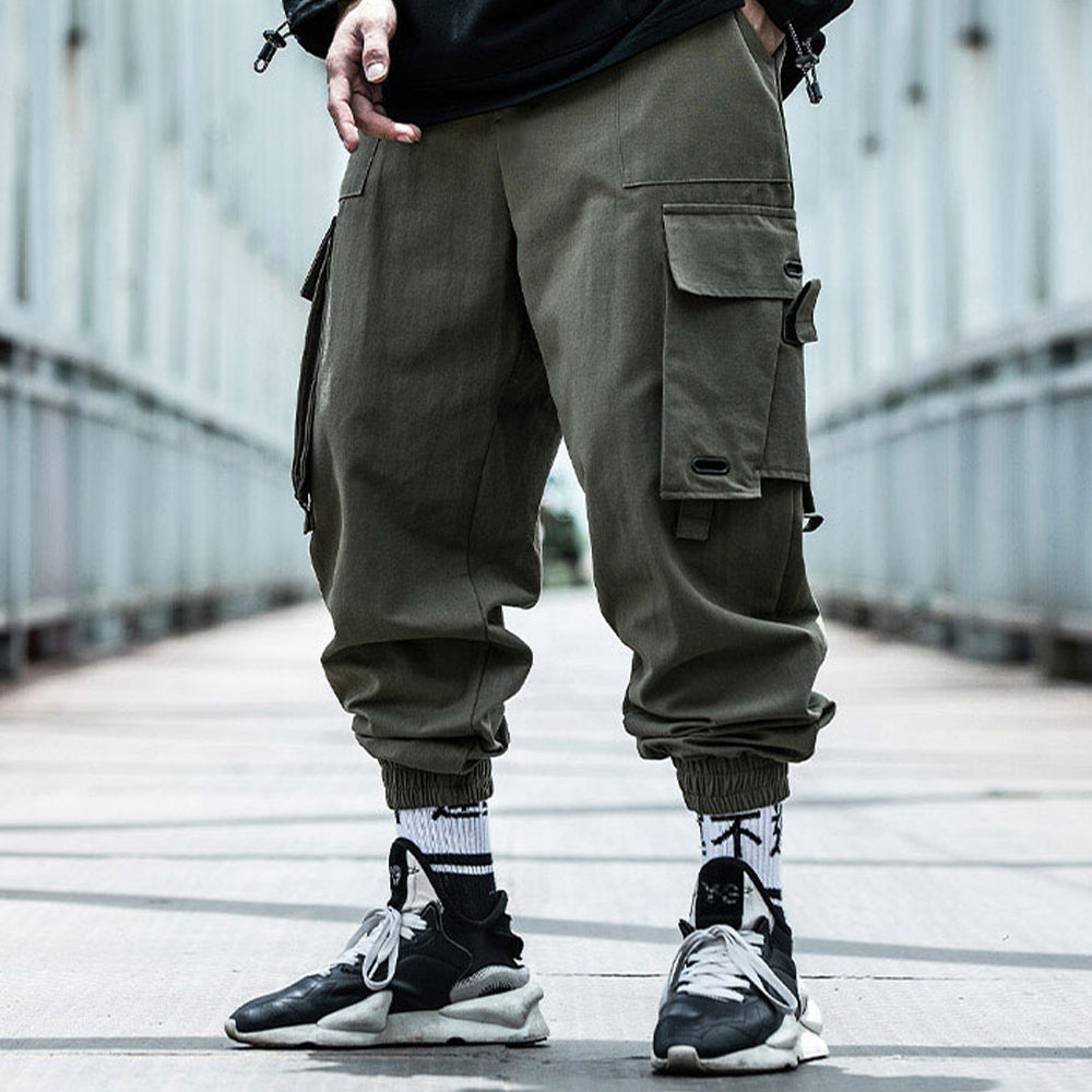 FUNCTIONAL HIP-HOP CASUAL MEN'S CARGO PANTS