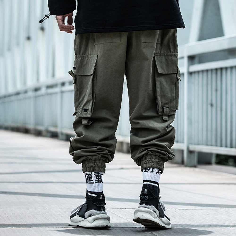 FUNCTIONAL HIP-HOP CASUAL MEN'S CARGO PANTS