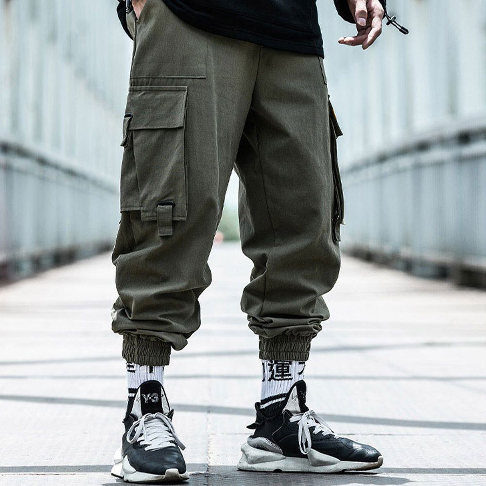 FUNCTIONAL HIP-HOP CASUAL MEN'S CARGO PANTS