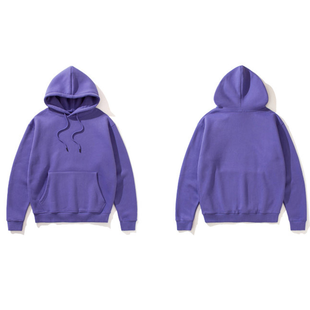 ULTRA-SOFT 360G FLEECE PURE COLOR COTTON HOODIE