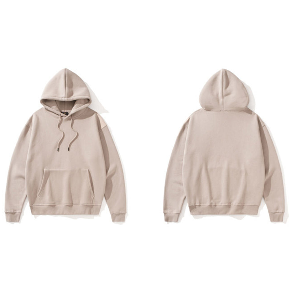 ULTRA-SOFT 360G FLEECE PURE COLOR COTTON HOODIE