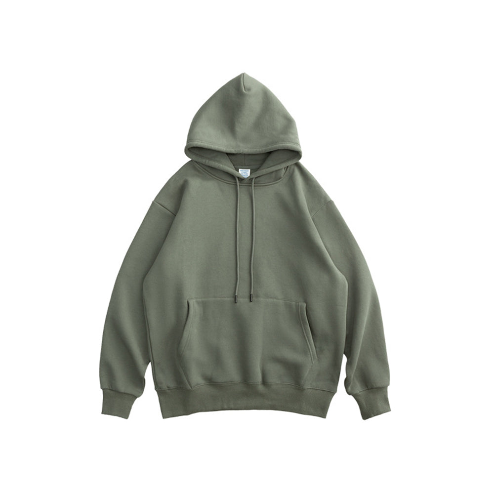 ULTRA-SOFT 360G FLEECE PURE COLOR COTTON HOODIE