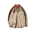 Load image into Gallery viewer, LOOSE CASUAL PATCHWORK SHIRT JACKET
