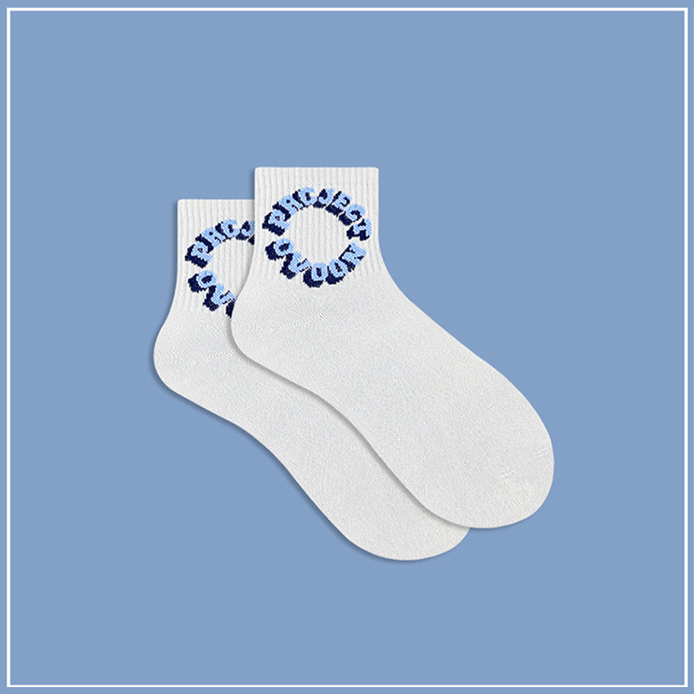 3D ALPHABETS PURE COTTON SOCKS