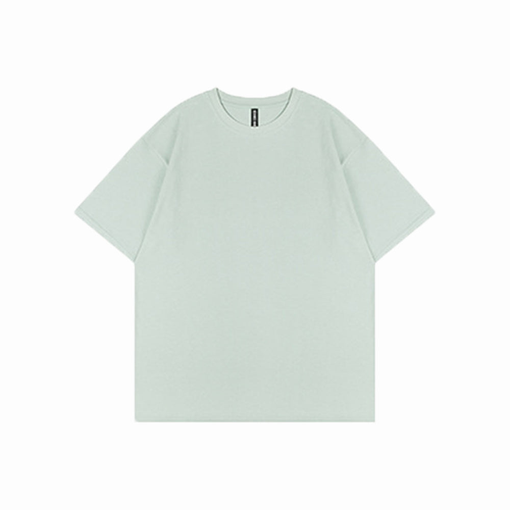 200G PURE COTTON HALF-SLEEVES WITH DROPPED SHOULDER T-SHIRT