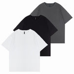 Load image into Gallery viewer, 3 PACK 200G PURE COTTON HALF-SLEEVES WITH DROPPED SHOULDER T-SHIRT
