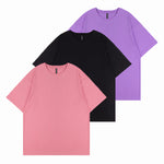 Load image into Gallery viewer, 3 PACK 200G PURE COTTON HALF-SLEEVES WITH DROPPED SHOULDER T-SHIRT
