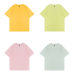 Load image into Gallery viewer, 200G PURE COTTON HALF-SLEEVES WITH DROPPED SHOULDER T-SHIRT
