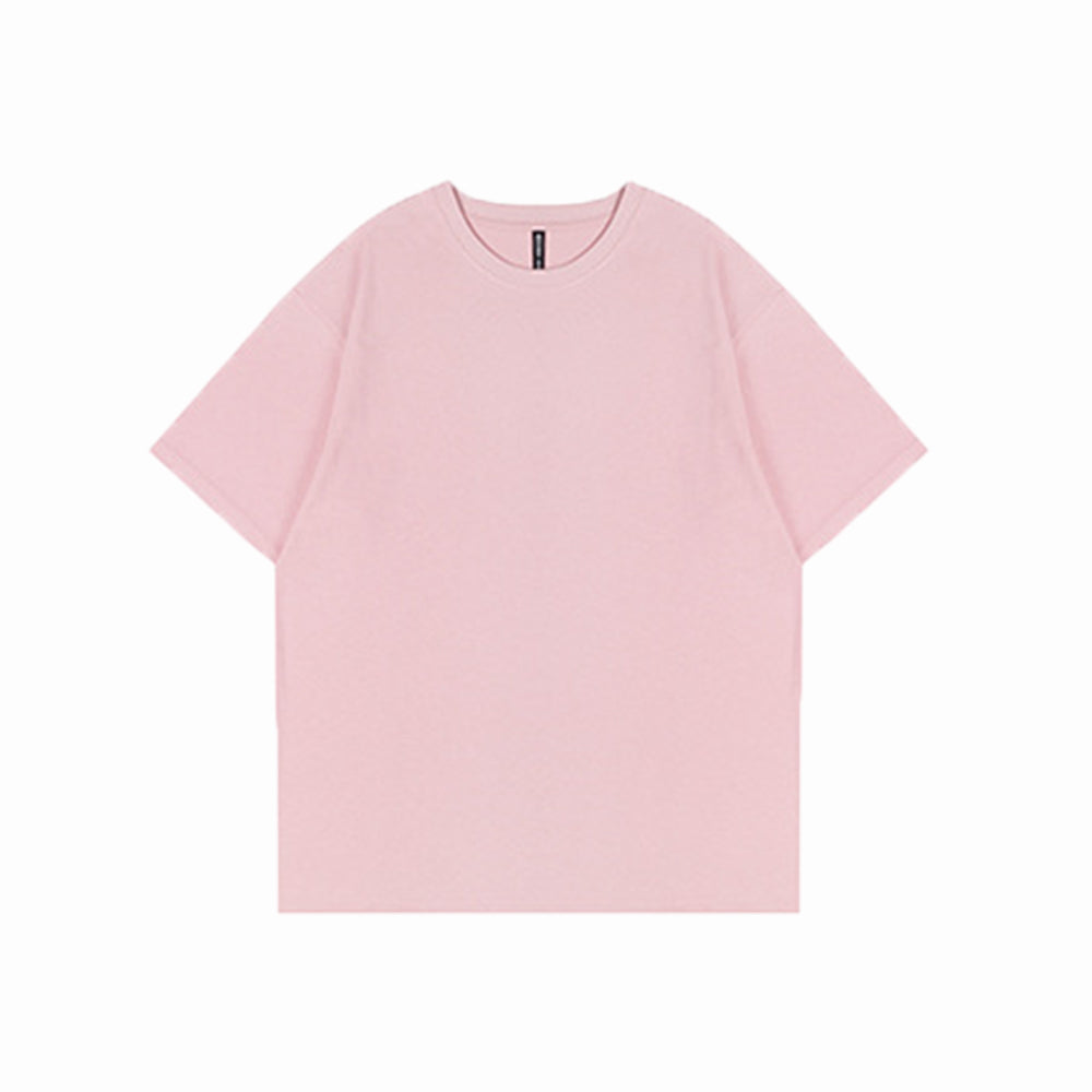 200G PURE COTTON HALF-SLEEVES WITH DROPPED SHOULDER T-SHIRT