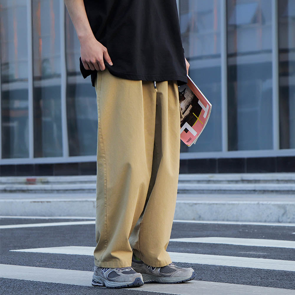 STRIGHT CARGO CROPPED TROUSERS