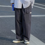 Load image into Gallery viewer, STRIGHT CARGO CROPPED TROUSERS
