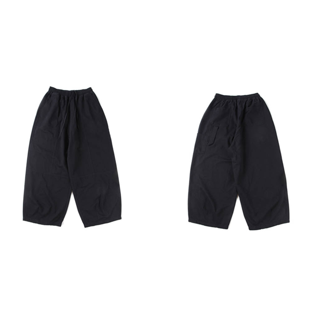 JAPANESE LOOSE-FITTING WIDE-LEG WITH STRAIGHT DRAPE CASUAL STREET TREND TROUSERS