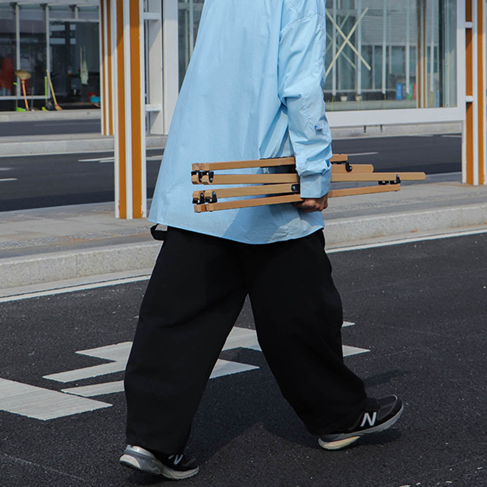 JAPANESE LOOSE-FITTING WIDE-LEG WITH STRAIGHT DRAPE CASUAL STREET TREND TROUSERS