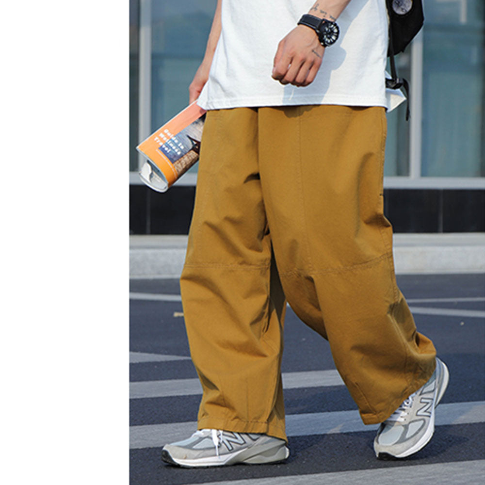 JAPANESE LOOSE-FITTING WIDE-LEG WITH STRAIGHT DRAPE CASUAL STREET TREND TROUSERS