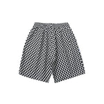 Load image into Gallery viewer, ALLOVER PLAID PATCHWORK SHORTS

