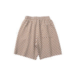 Load image into Gallery viewer, ALLOVER PLAID PATCHWORK SHORTS
