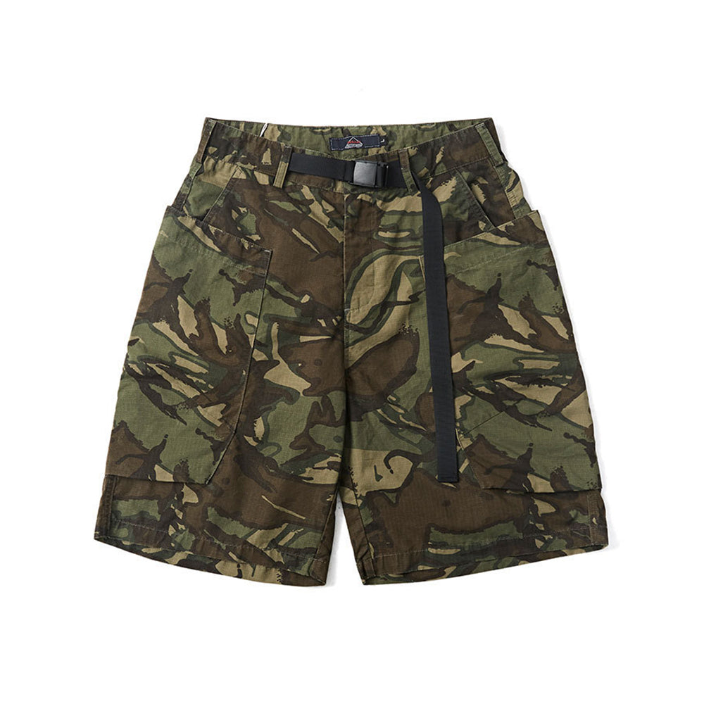 CAMO LARGE & DEEP POCKET KNEE SHORTS PANTS