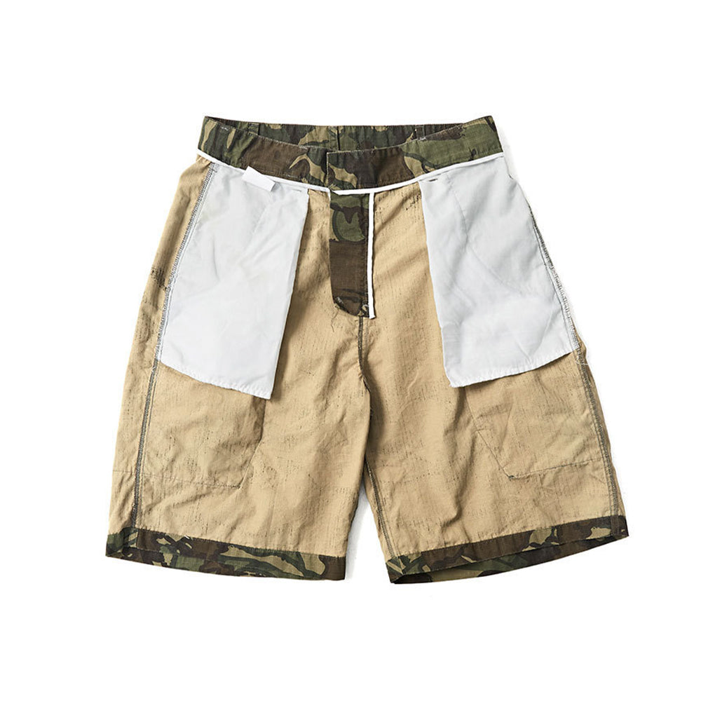 CAMO LARGE & DEEP POCKET KNEE SHORTS PANTS