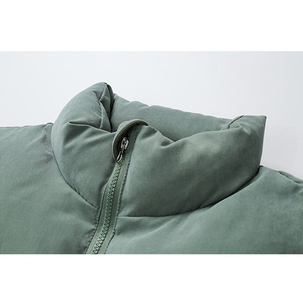 COLORBLOCK POCKET PUFFER VEST