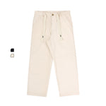 Load image into Gallery viewer, COTTON LONG BELT BEIGE &amp; BLACK PANTS
