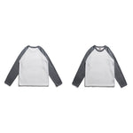 Load image into Gallery viewer, CREW-NECK RAGLAN 100% CUTTON RETRO COLOR CONTRAST LONG SLEEVES
