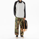 Load image into Gallery viewer, CREW-NECK RAGLAN 100% CUTTON RETRO COLOR CONTRAST LONG SLEEVES
