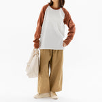 Load image into Gallery viewer, CREW-NECK RAGLAN 100% CUTTON RETRO COLOR CONTRAST LONG SLEEVES
