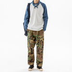 Load image into Gallery viewer, CREW-NECK RAGLAN 100% CUTTON RETRO COLOR CONTRAST LONG SLEEVES
