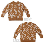 Load image into Gallery viewer, DIGITAL CREW NECK KNIT PULLOVER SWEATER
