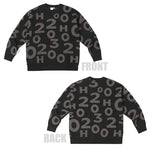 Load image into Gallery viewer, DIGITAL CREW NECK KNIT PULLOVER SWEATER

