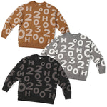 Load image into Gallery viewer, DIGITAL CREW NECK KNIT PULLOVER SWEATER
