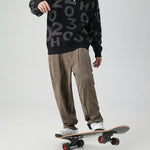 Load image into Gallery viewer, DIGITAL CREW NECK KNIT PULLOVER SWEATER
