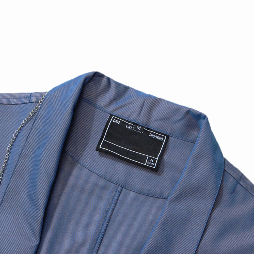 DISCOLORATION CARDIGAN ROBE KIMONO LOOSE JACKET