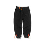 Load image into Gallery viewer, FLUORESCENT ORANGE DRAWSTRING STRETCH SWEATPANTS
