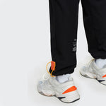 Load image into Gallery viewer, FLUORESCENT ORANGE DRAWSTRING STRETCH SWEATPANTS
