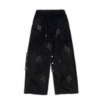 Load image into Gallery viewer, HOTFIX RHINESTONE VIBE VELVET  HIP-HOP PANTS
