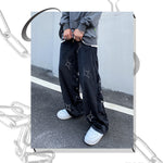 Load image into Gallery viewer, HOTFIX RHINESTONE VIBE VELVET  HIP-HOP PANTS
