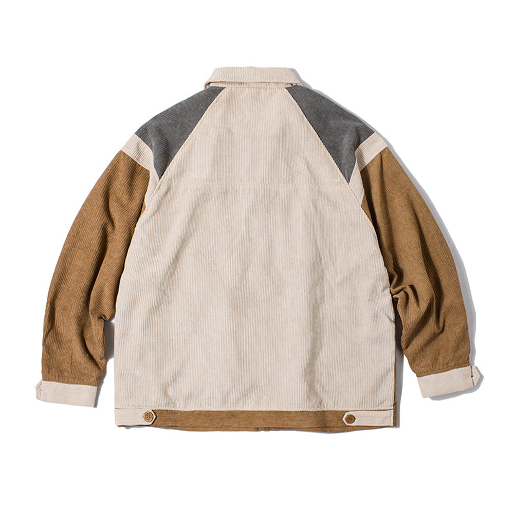 JAPANESE LAZY CORDUROY LAPEL JACKET