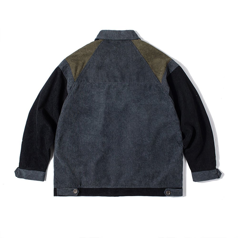 JAPANESE LAZY CORDUROY LAPEL JACKET