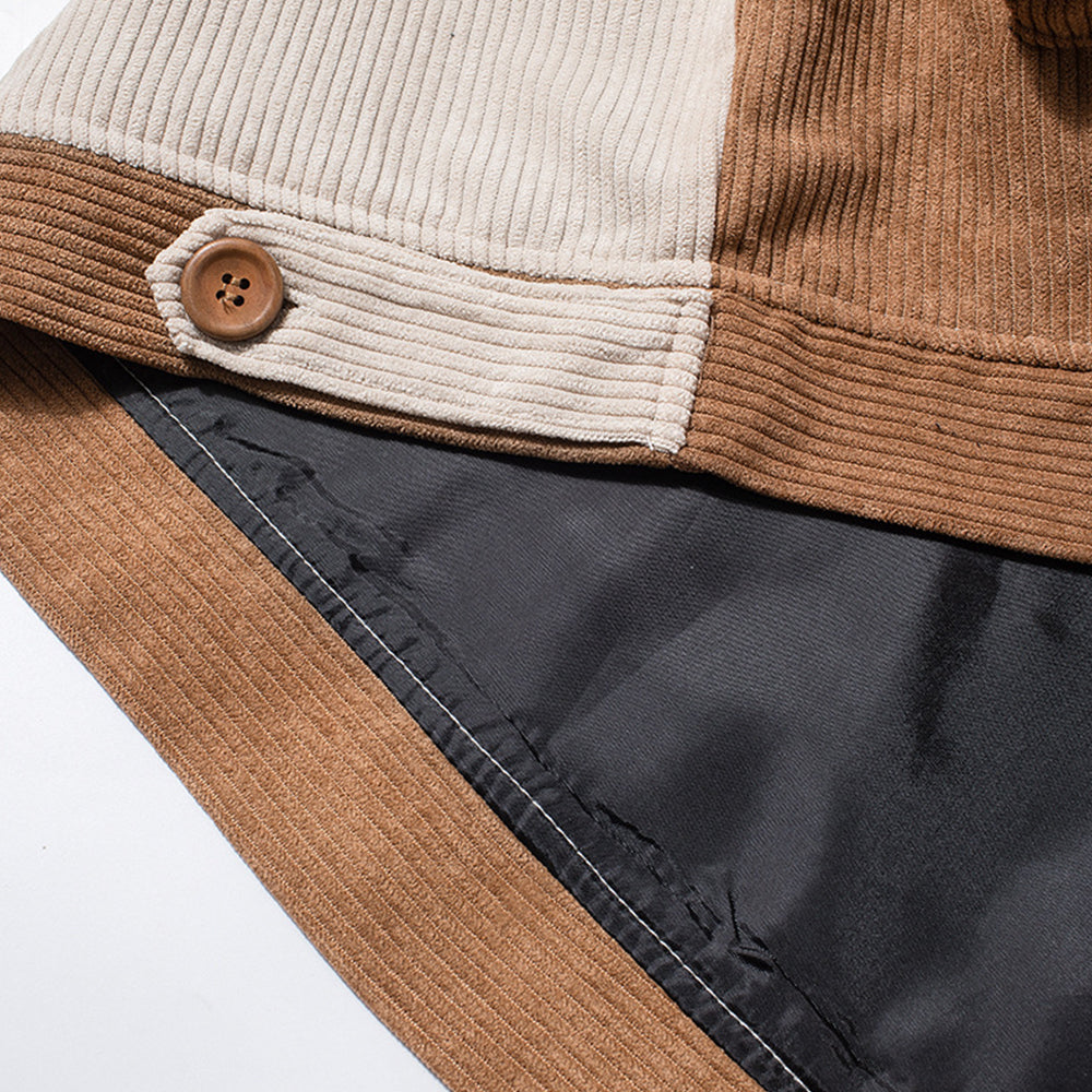 JAPANESE LAZY CORDUROY LAPEL JACKET